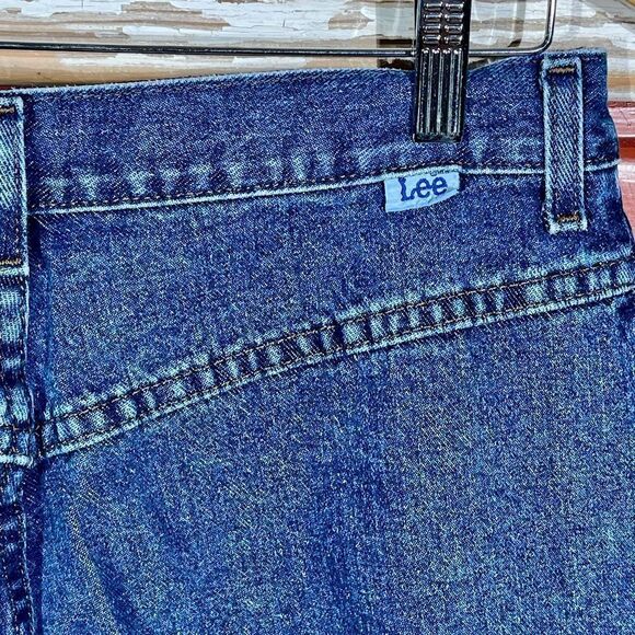 32w RARE 80s USA Vintage LEE bareback tapered‎ leg jeans - Picture 3 of 10